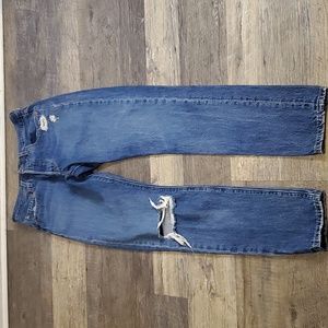 Levis 501 Slim fit distressed button fly Size 28